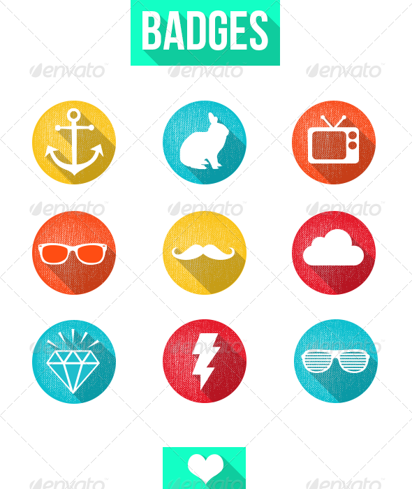 Badge Icons by the_pixel | GraphicRiver